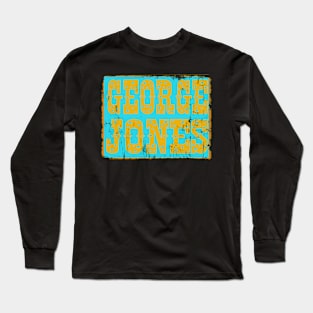 george jones - artdrawing Long Sleeve T-Shirt